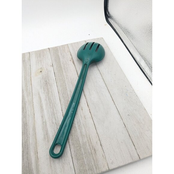 Vintage Ultratemp Slotted Serving Spoon Green Robinson - Picture 4 of 9